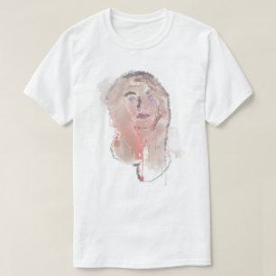 Vrouw Expressionist Portret T-shirt