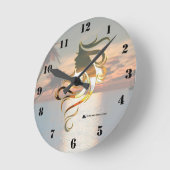 Vrouw Face 11 PARADISE DARK Ronde Klok (Hoek)