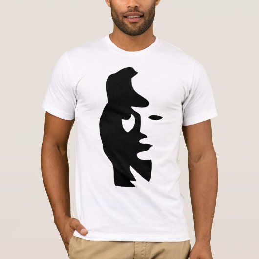 Vrouw Face of Saxophone speler? T-shirt (Voorkant)