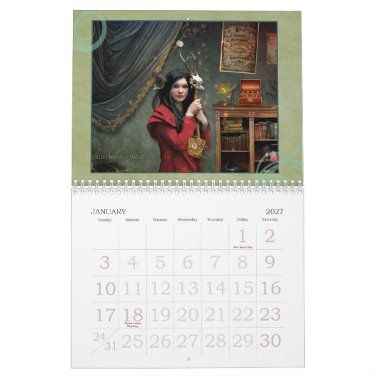 vrouw Fantasy Calender 2013 Kalender (Jan 2027)