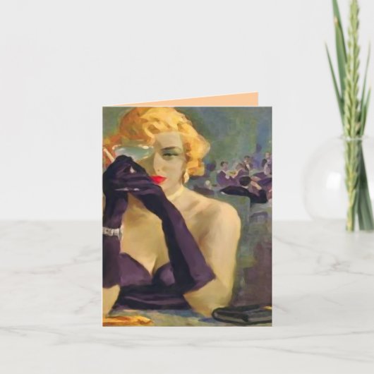 Vrouw Fatale ~ Card / Uitnodigingen (Voorkant)