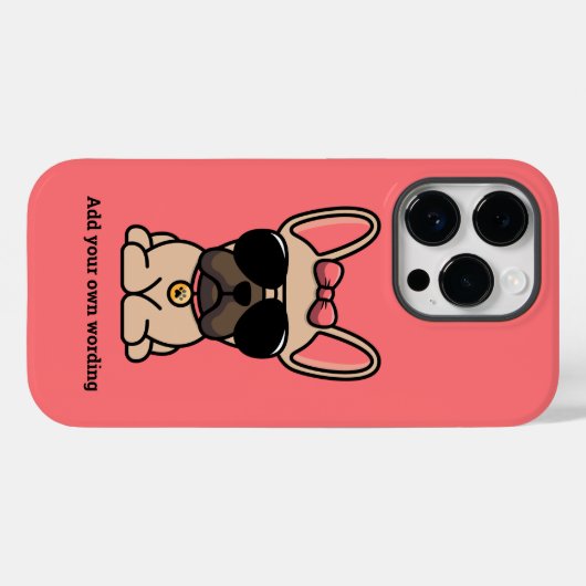 Vrouw Fawn French Bulldog Case-Mate iPhone Case (Achterkant (horizontaal))