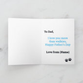 Vrouw Fawn French Bulldog Vaderdag Card Kaart (Binnen)