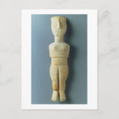 Vrouw figine, vroege Cycladic, c.2800-2300 BC (m Briefkaart (Voorkant)
