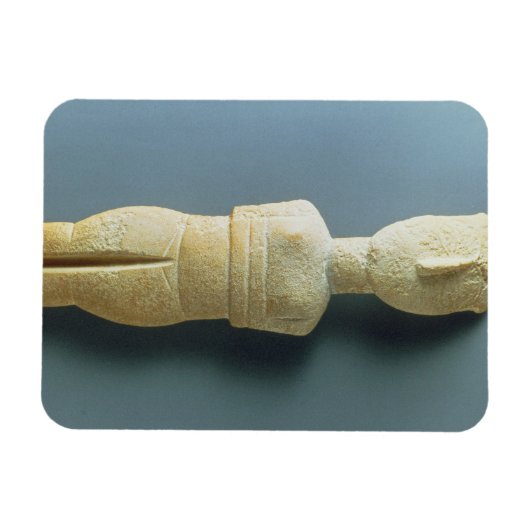 Vrouw figine, vroege Cycladic, c.2800-2300 BC (m Magneet (Horizontaal)