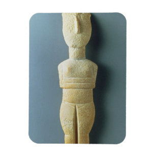 Vrouw figine, vroege Cycladic, c.2800-2300 BC (m Magneet