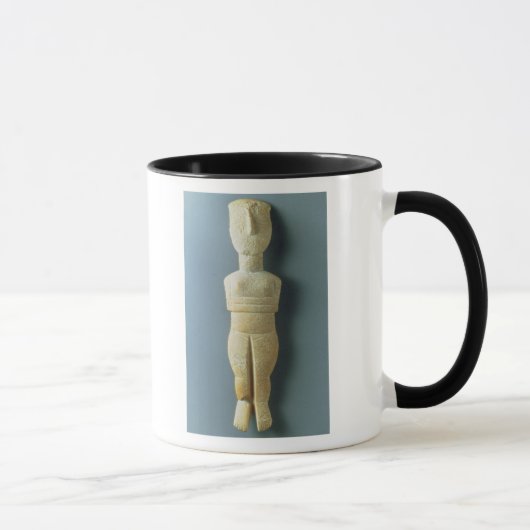 Vrouw figine, vroege Cycladic, c.2800-2300 BC (m Mok (Rechts)