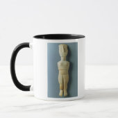Vrouw figine, vroege Cycladic, c.2800-2300 BC (m Mok (Links)
