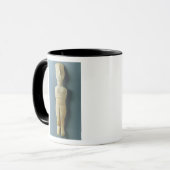 Vrouw figine, vroege Cycladic, c.2800-2300 BC (m Mok (Voorkant links)