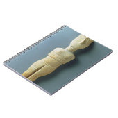 Vrouw figine, vroege Cycladic, c.2800-2300 BC (m Notitieboek (Linkerzijde)