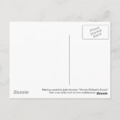 Vrouw figuur in orchidee - Briefkaart (Achterkant)