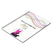 Vrouw fitness en gezondheidsdoelstellingen notitieboek (Linkerzijde)