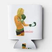 Vrouw Fitness Model boxing Thunder_Cove Blikjeskoeler (Achterkant)