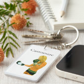 Vrouw Fitness Model boxing Thunder_Cove Sleutelhanger (Voorkant Rechts)