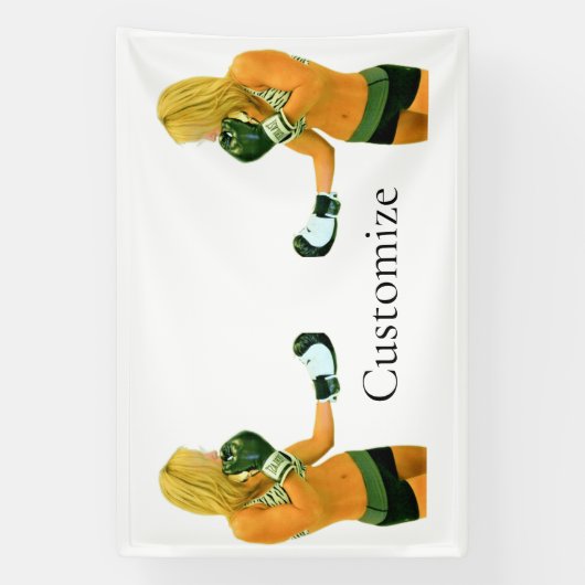 Vrouw Fitness Model boxing Thunder_Cove Spandoek (Verticaal)