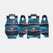 Vrouw fitness Model Split Thunder_Cove Bedankdoosjes (Uitgevouwen)