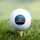Vrouw fitness Model Split Thunder_Cove Golfballen (Insitu Shirt)