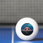 Vrouw fitness Model Split Thunder_Cove Pingpongbal (Net)