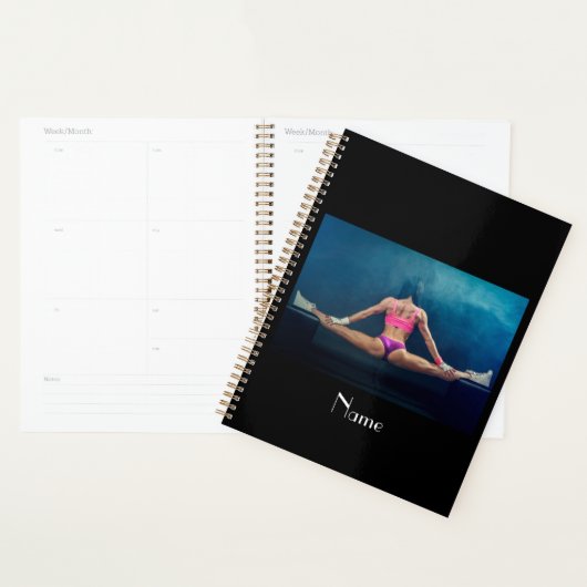 Vrouw fitness Model Split Thunder_Cove Planner (Display)