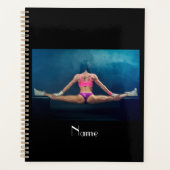 Vrouw fitness Model Split Thunder_Cove Planner (Voorkant)