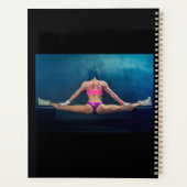 Vrouw fitness Model Split Thunder_Cove Planner (Achterkant)