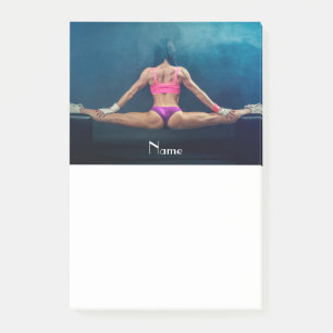 Vrouw fitness Model Split Thunder_Cove Post-it® Notes