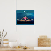 Vrouw fitness Model Split Thunder_Cove Poster (Keuken)