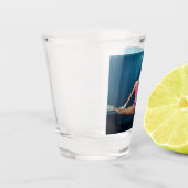 Vrouw fitness Model Split Thunder_Cove Shot Glas (Links)