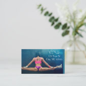 Vrouw fitness Model Split Thunder_Cove Visitekaartje (Staand voorkant)