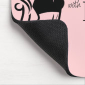 Vrouw Fitness Personal Training Minimalistisch Roz Muismat (Hoek)