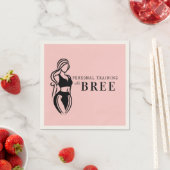 Vrouw Fitness Personal Training Minimalistisch Roz Servet (Insitu)