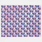 Vrouw Fleece Deken (Voorkant (Horizontaal))