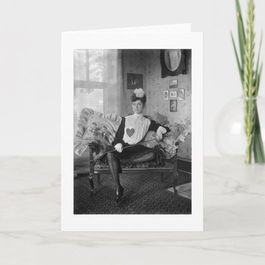  Vrouw Folie Fencer Note Kaart (Voorkant)