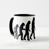 Vrouw Fotograaf Evolutie Mok (Voorkant links)