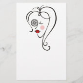 Vrouw fotograaf flyer (Achterkant)