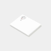 Vrouw fotograaf post-it® notes (Schuin)