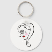 Vrouw fotograaf sleutelhanger (Voorkant)