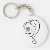 Vrouw fotograaf sleutelhanger (Voorkant)