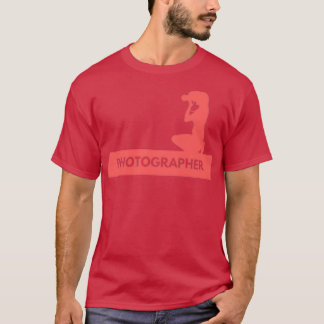 Vrouw fotograaf t-shirt