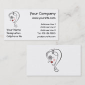 Vrouw fotograaf visitekaartje (Voorkant / Achterkant)