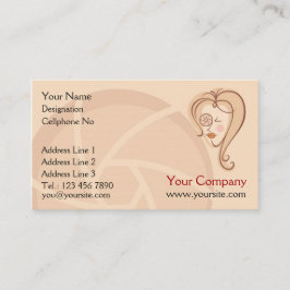 Vrouw Fotograaf Visitekaartjes