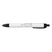 Vrouw fotograaf zwarte inkt pen (Bodem)