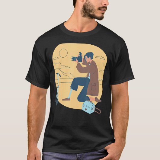 Vrouw Fotografie T-shirt (Voorkant)