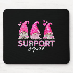 Vrouw Fun Gnomies Support Squad Borstkanker Awar Muismat