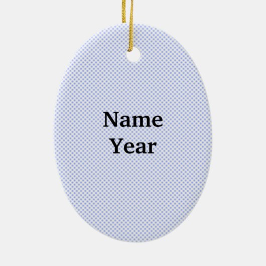 Vrouw Funeral Director Holding Urn Ornament (Achterkant)