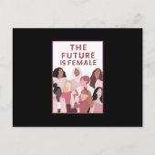 Vrouw Future Feestdagenkaart (Voorkant)