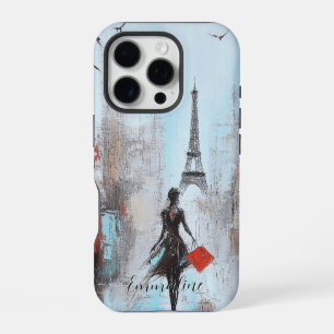 Vrouw gebonden aan Parijs iPhone 16 Pro Hoesje