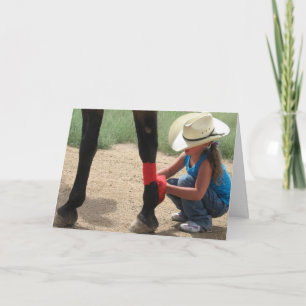 Vrouw Gefeliciteerd Afstuderen Ranch Boerderij DVM Kaart