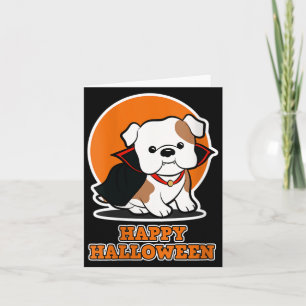 Vrouw gelukkig Halloween voor hondenliefhebber - V Kaart