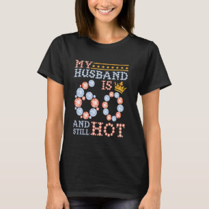 Vrouw Gelukkige Verjaardag Mijn man is 60 jaar oud T-shirt